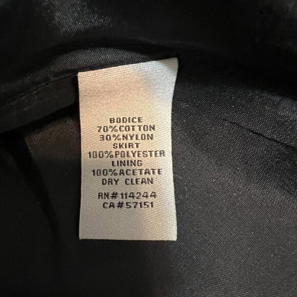 Eliza J Black Lace Bodice Fit&Flare Dress Size 4 Cocktail Formal Party Pockets - Picture 8 of 12